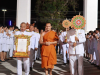 เข้าร่วมพิธีต้อนรับสัญญาบัตร พัดยศ และผ้าไตรพระราชทานสมณศักดิ์ ตั้งและเลื่อน พระครูสัญญาบัตร