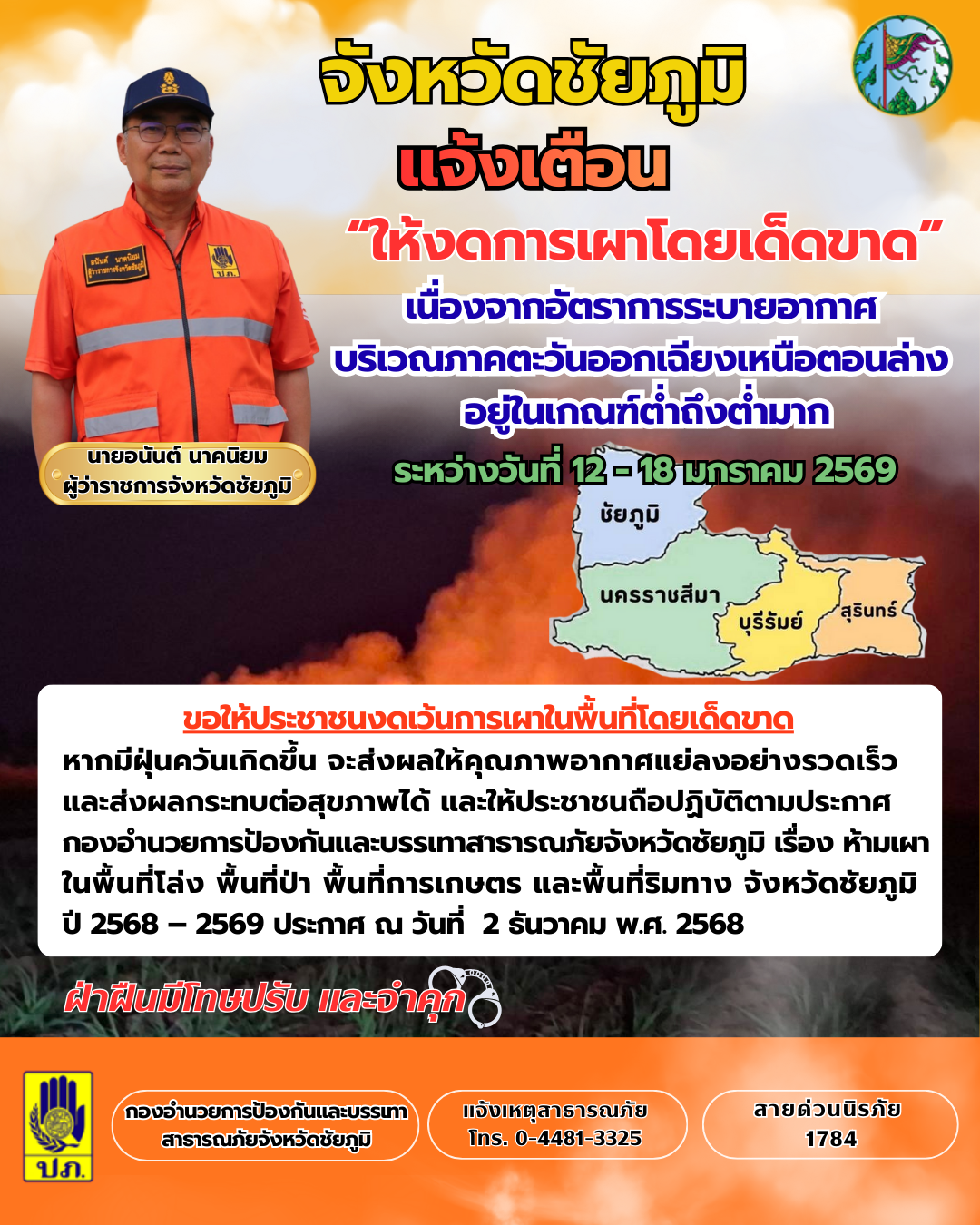 งดการเผาโดยเด็ดขาด